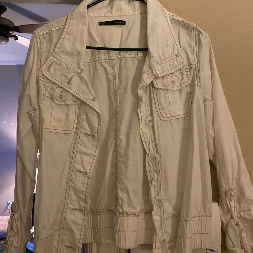 White dress jacket